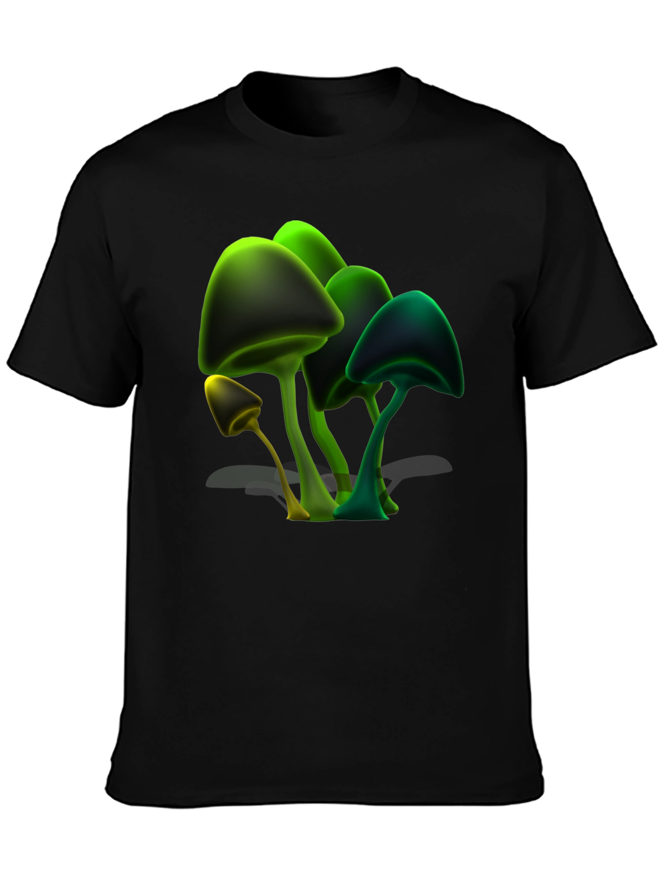 Mushroom Graphic Tee - Unique Glowing Design