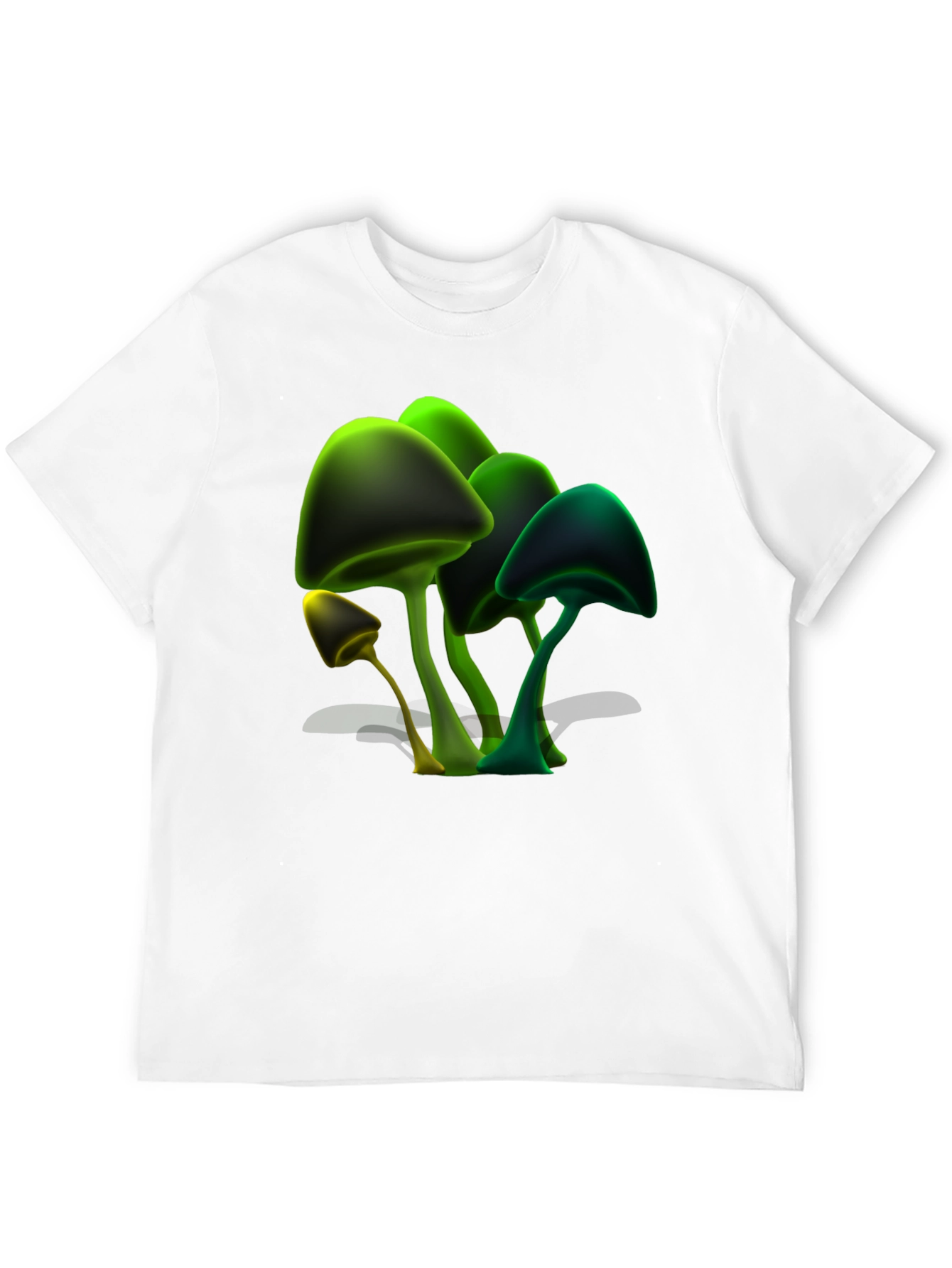 Mushroom Graphic Tee - Unique Glowing Design