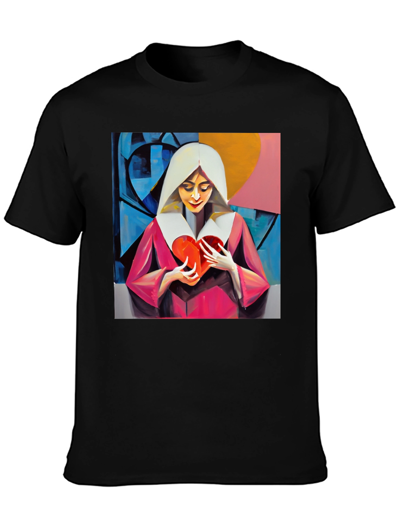 Heartfelt Artistic Graphic Tee - Modern Art T-Shirt