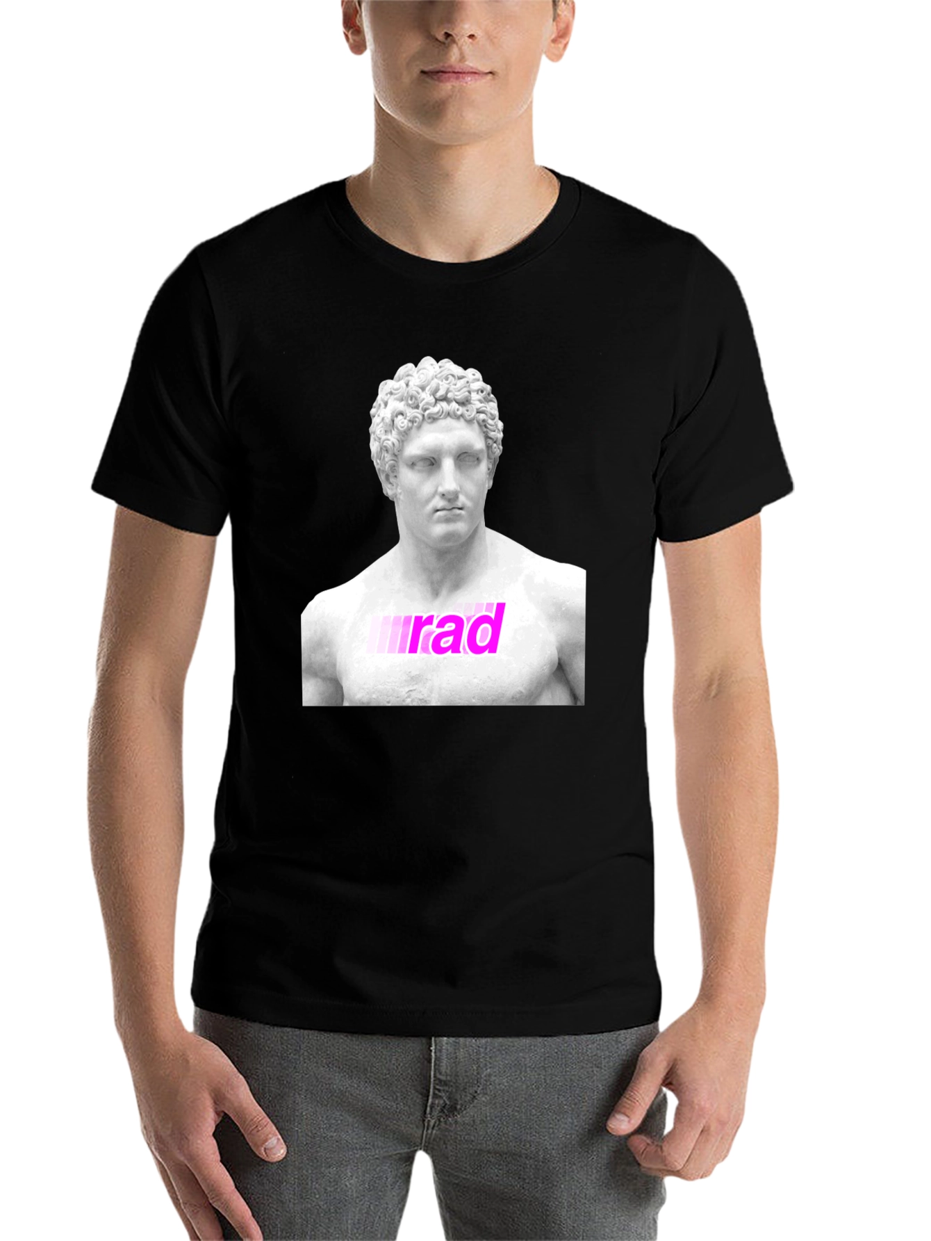 Rad Statue Graphic T-Shirt