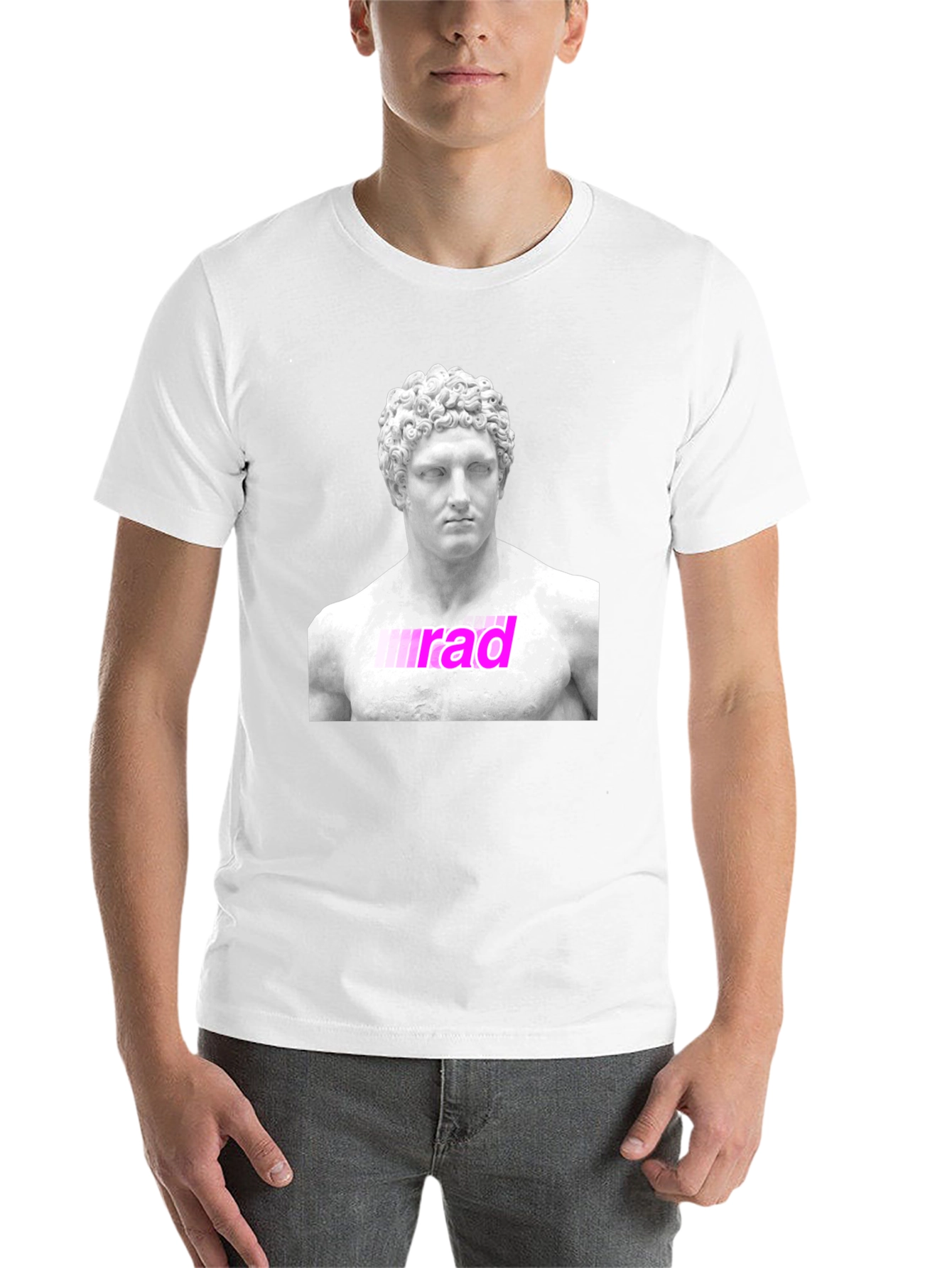 Rad Statue Graphic T-Shirt