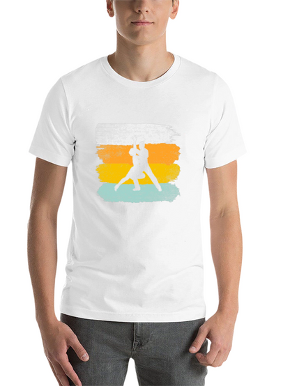 Dance Silhouette Graphic Tee - Retro Style