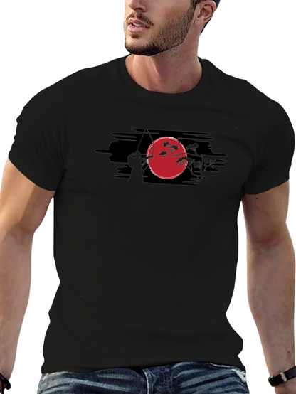 Samurai Archer T-Shirt - Mens Black Graphic Tee