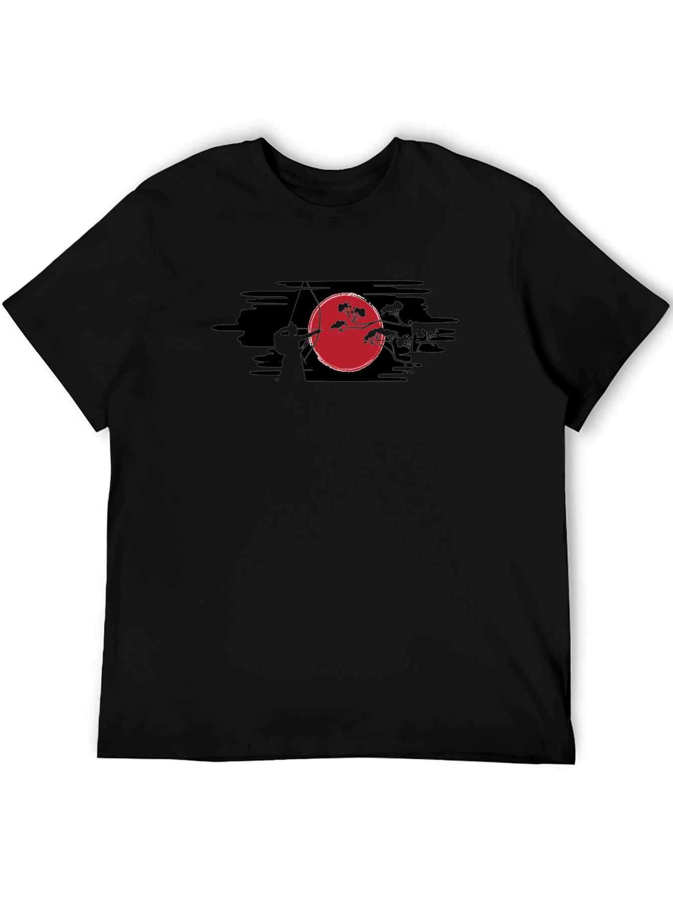 Samurai Archer T-Shirt - Mens Black Graphic Tee