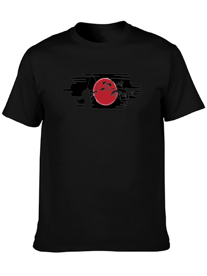Samurai Archer T-Shirt - Mens Black Graphic Tee