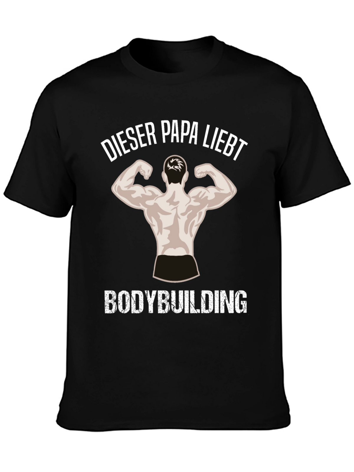 Bodybuilding Dad Black T-Shirt