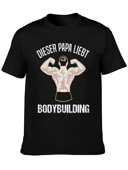 Bodybuilding Dad Black T-Shirt