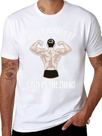 Bodybuilding Dad Black T-Shirt