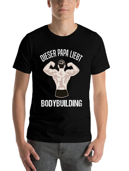 Bodybuilding Dad Black T-Shirt