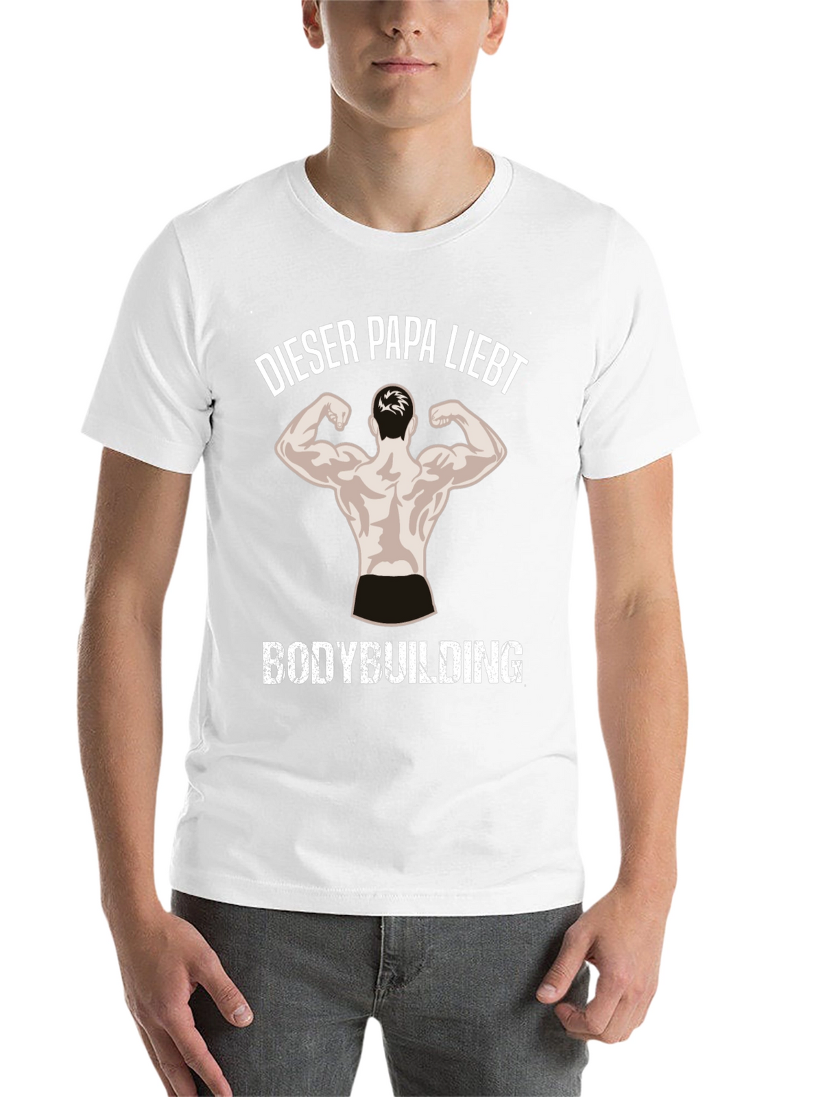 Bodybuilding Dad Black T-Shirt