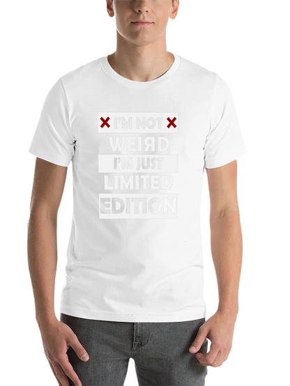 Im Not Weird Limited Edition Black Graphic T-Shirt
