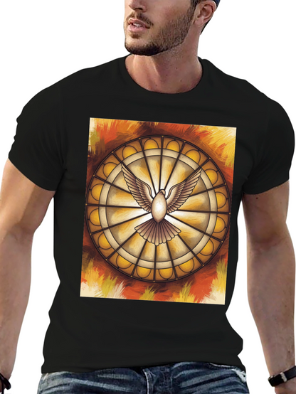 Dove Stained Glass Graphic Tee