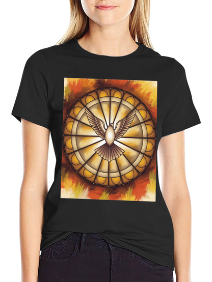 Dove Stained Glass Graphic Tee