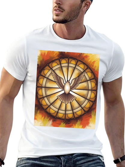 Dove Stained Glass Graphic Tee