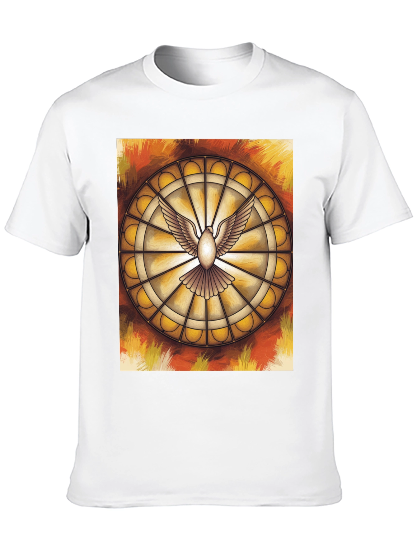 Dove Stained Glass Graphic Tee
