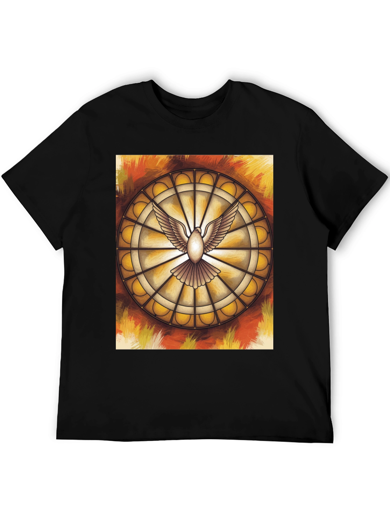 Dove Stained Glass Graphic Tee