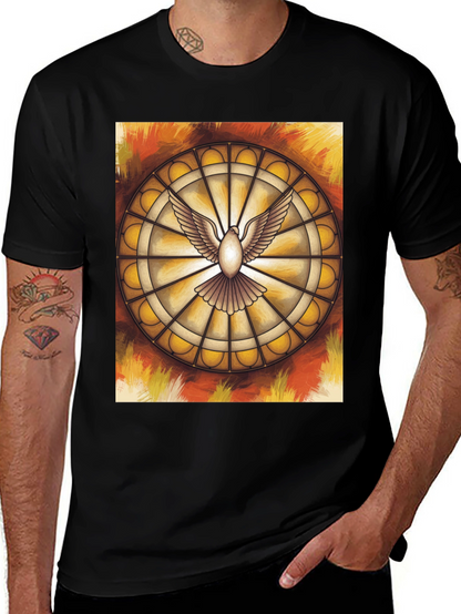 Dove Stained Glass Graphic Tee