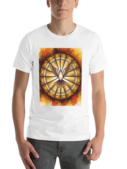 Dove Stained Glass Graphic Tee