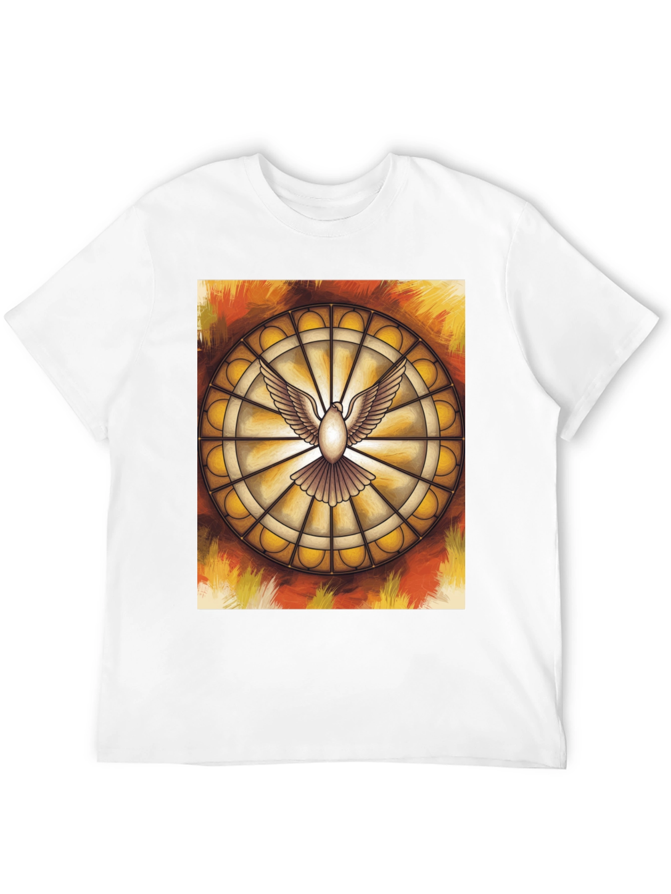 Dove Stained Glass Graphic Tee