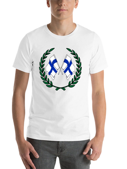 Finland Flags Wreath Graphic T-Shirt