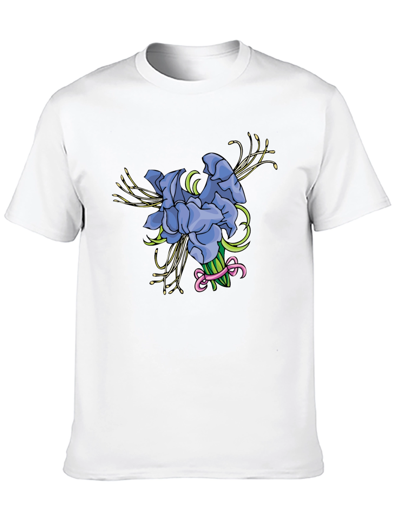 Floral Bouquet Graphic Tee - Black
