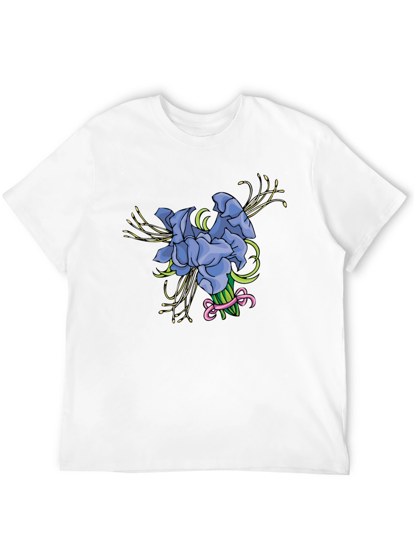 Floral Bouquet Graphic Tee - Black