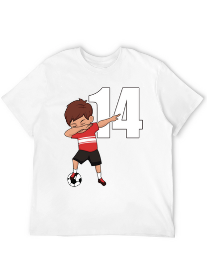 Soccer Birthday Boy Number 14 T-Shirt