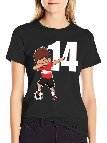 Soccer Birthday Boy Number 14 T-Shirt