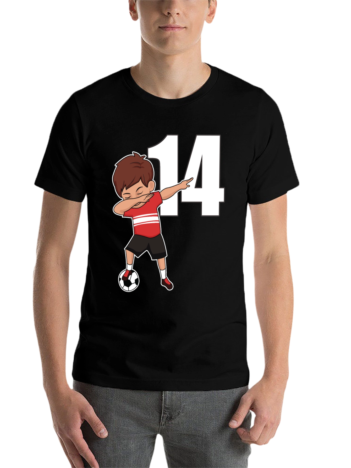 Soccer Birthday Boy Number 14 T-Shirt