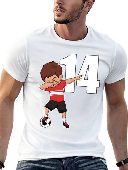 Soccer Birthday Boy Number 14 T-Shirt