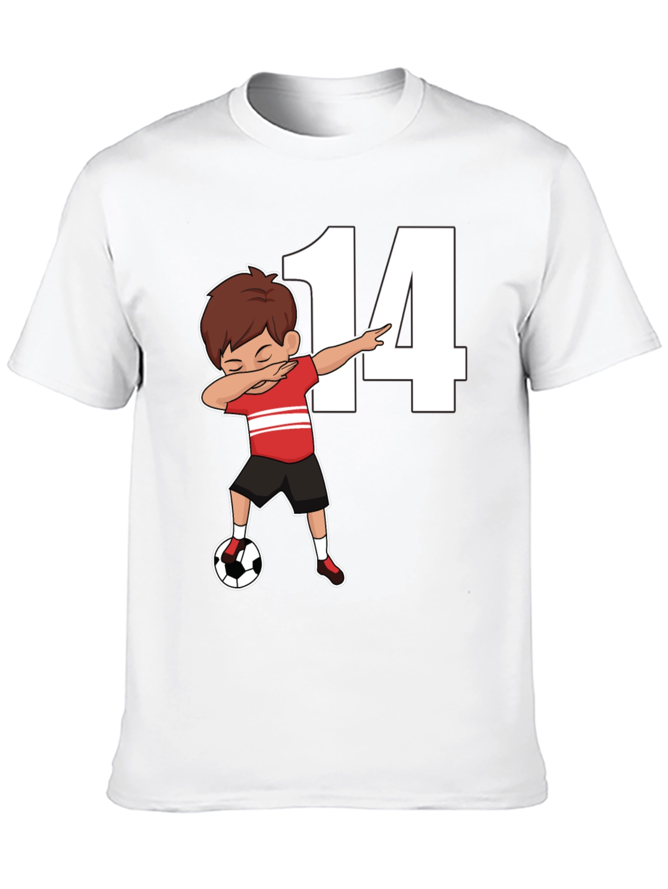 Soccer Birthday Boy Number 14 T-Shirt