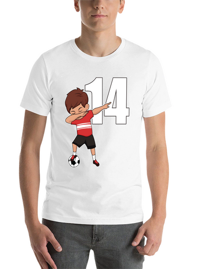 Soccer Birthday Boy Number 14 T-Shirt