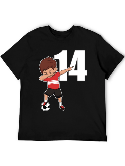 Soccer Birthday Boy Number 14 T-Shirt