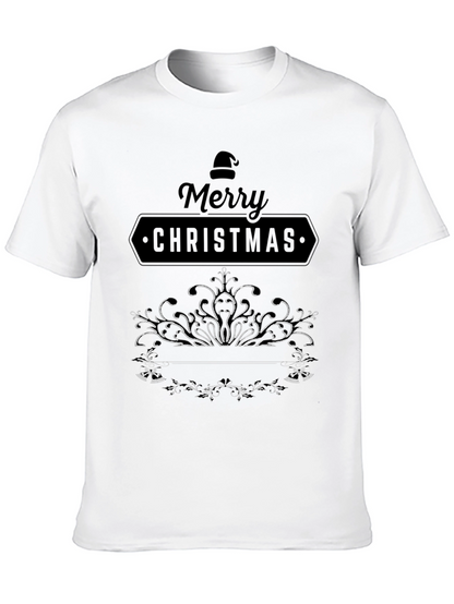 Festive Merry Christmas Graphic Tee - Holiday Style