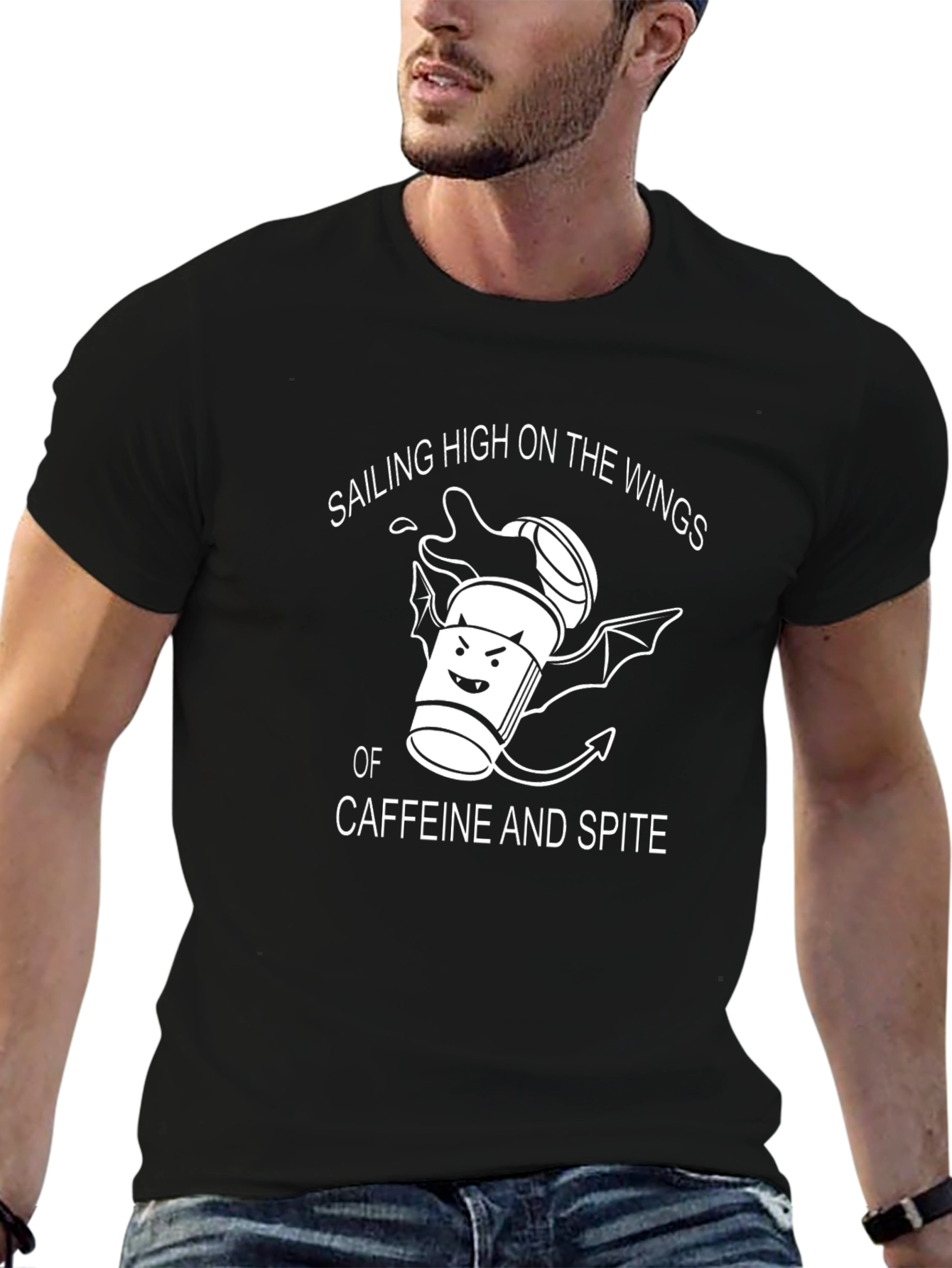 Sailing High on Caffeine and Spite T-Shirt