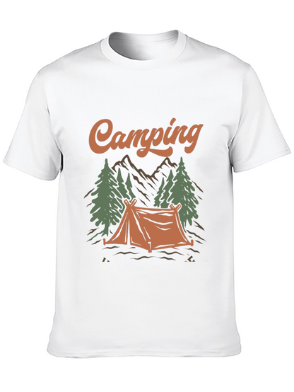 Camping Graphic Tee - Outdoor Adventure Shirt