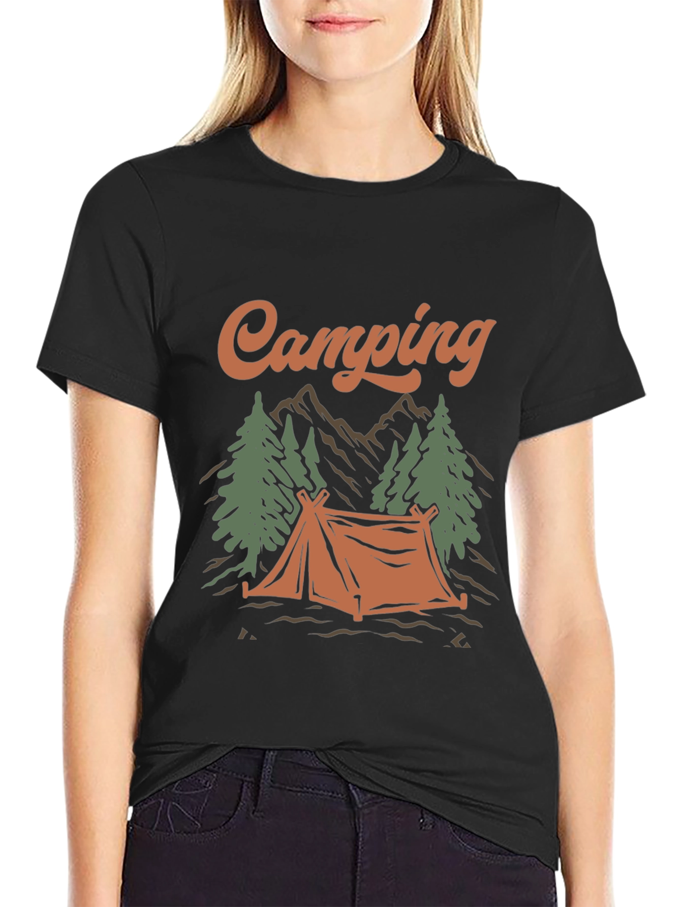 Camping Graphic Tee - Outdoor Adventure Shirt