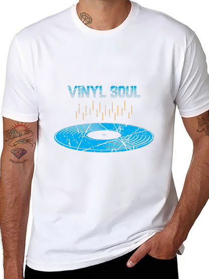 Vinyl Soul Graphic Tee - Music Lover T-Shirt