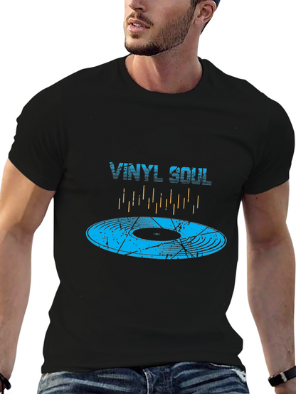Vinyl Soul Graphic Tee - Music Lover T-Shirt