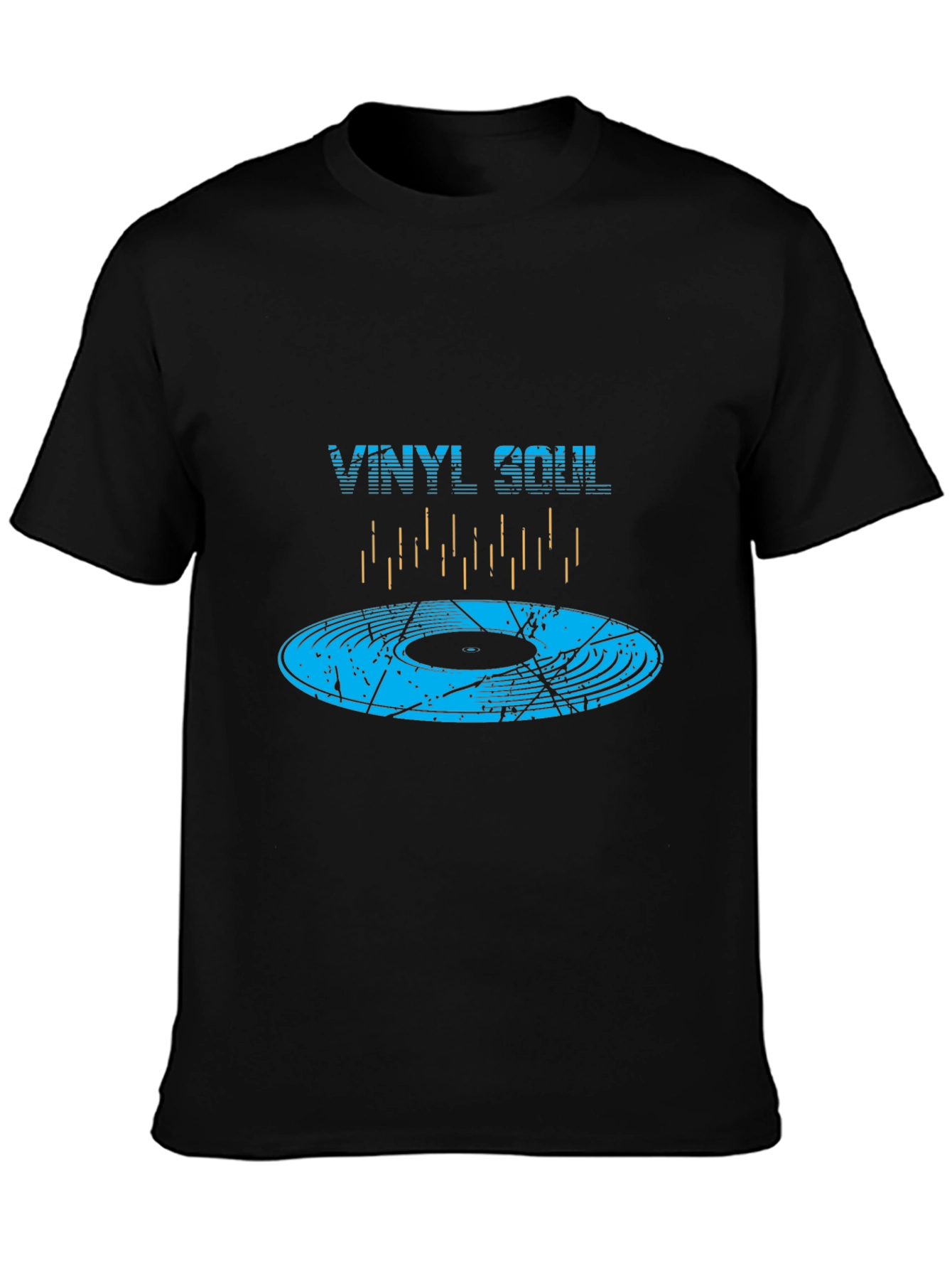 Vinyl Soul Graphic Tee - Music Lover T-Shirt