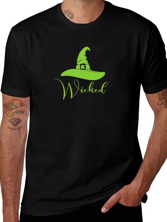 Wicked Witch Hat Graphic Tee - Halloween T-Shirt