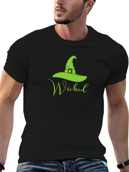 Wicked Witch Hat Graphic Tee - Halloween T-Shirt