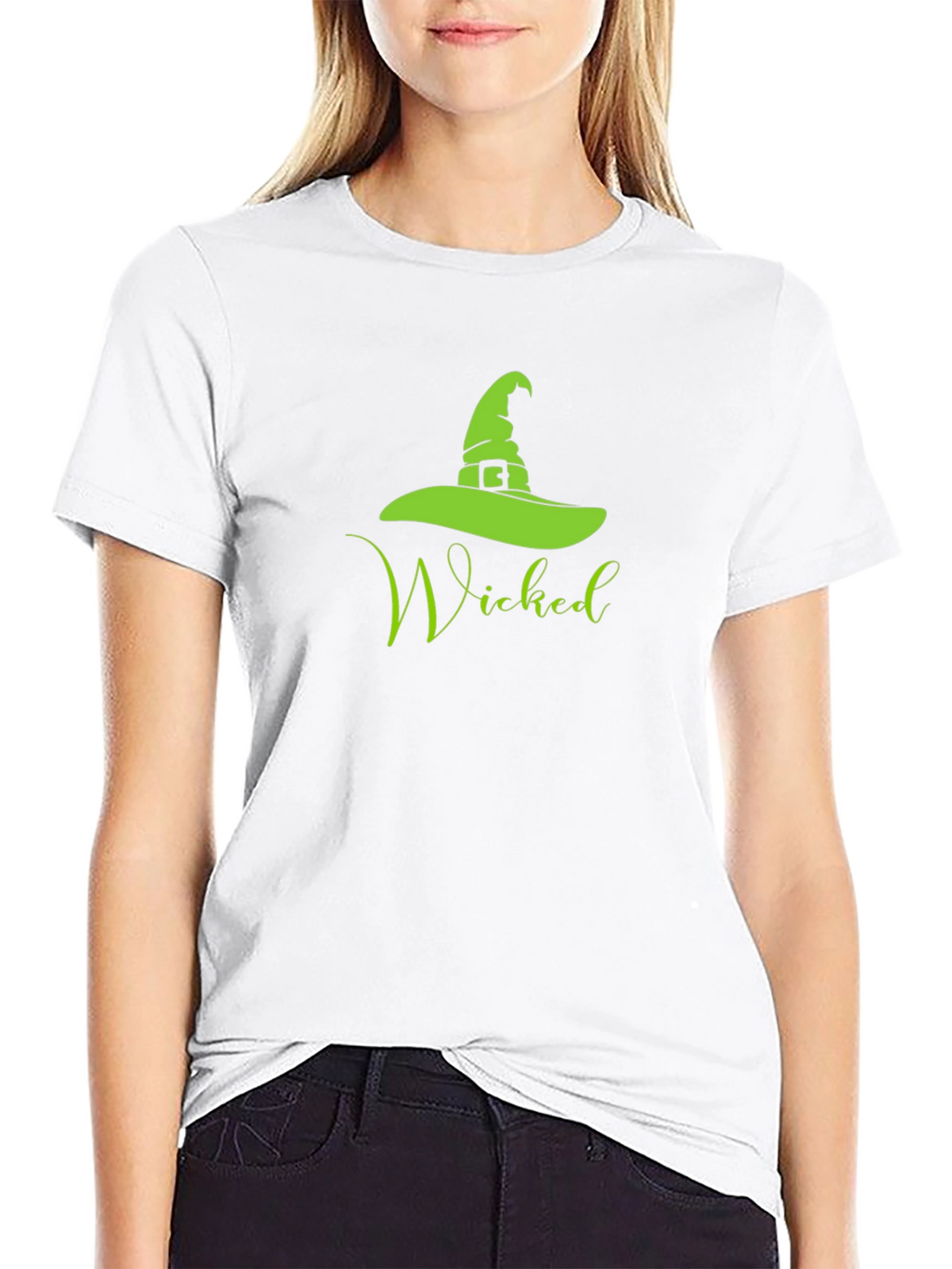 Wicked Witch Hat Graphic Tee - Halloween T-Shirt