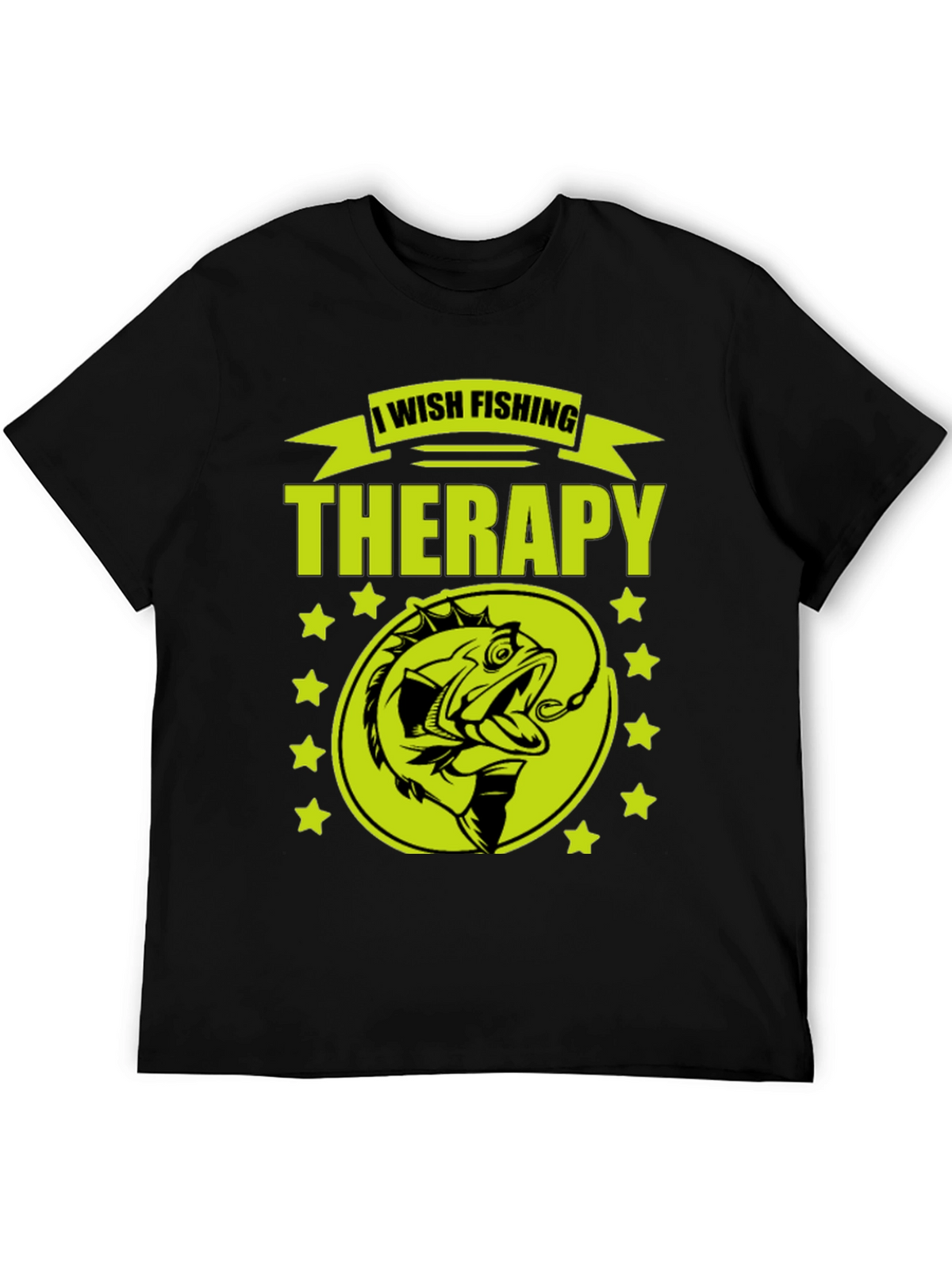 Fishing Therapy Graphic T-Shirt