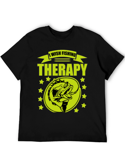 Fishing Therapy Graphic T-Shirt