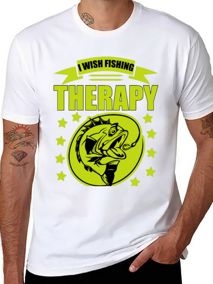 Fishing Therapy Graphic T-Shirt