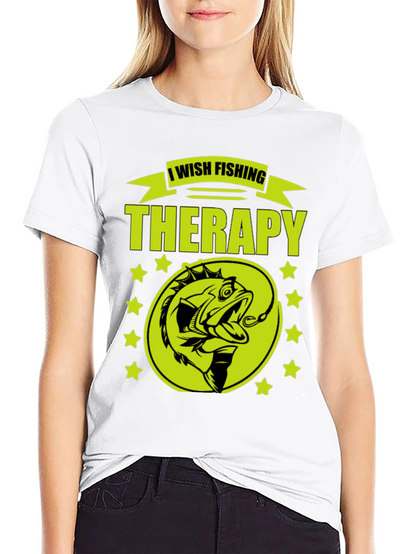 Fishing Therapy Graphic T-Shirt
