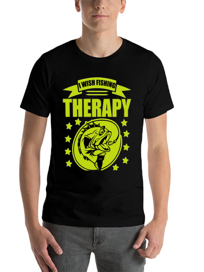 Fishing Therapy Graphic T-Shirt