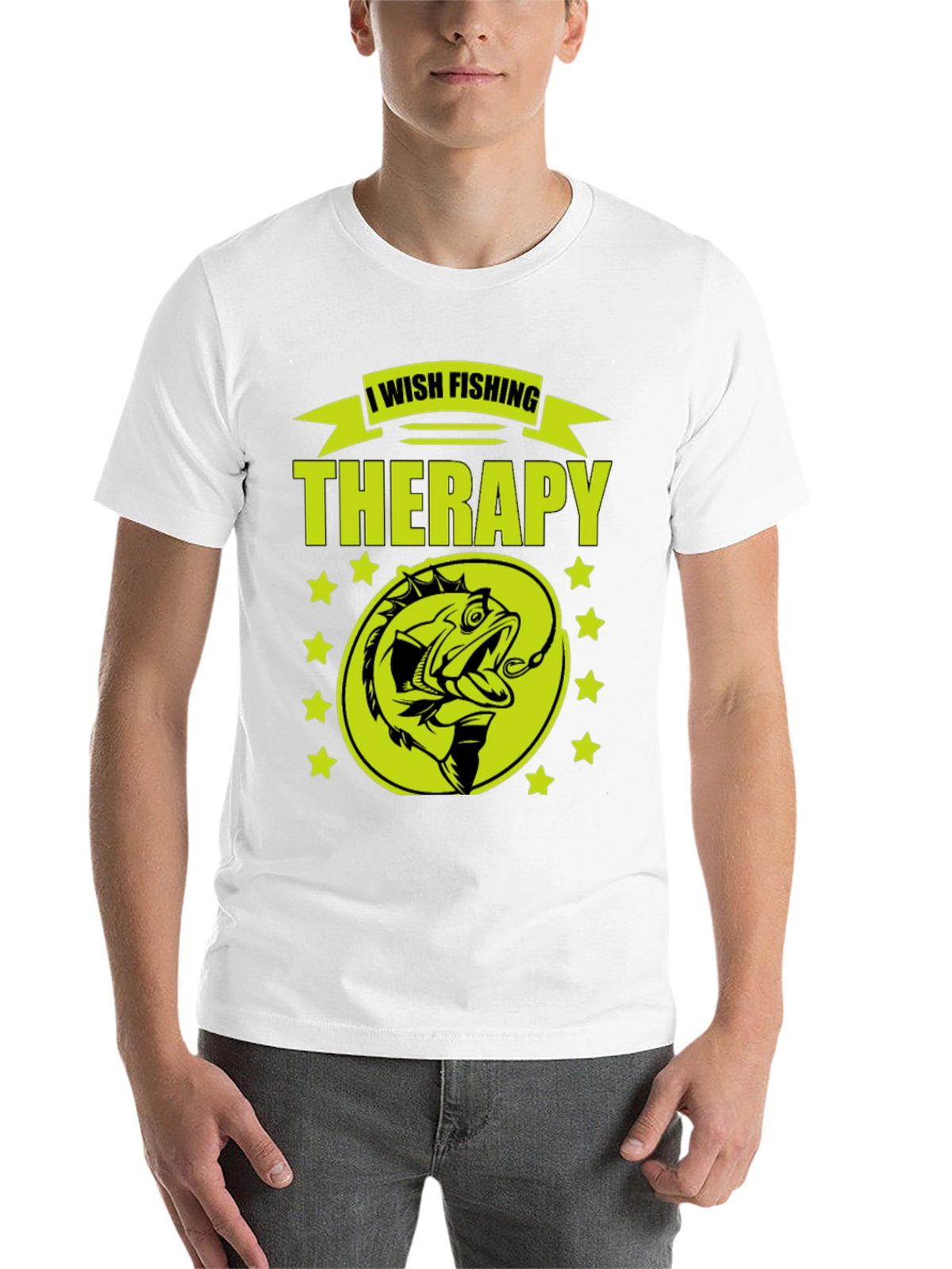Fishing Therapy Graphic T-Shirt
