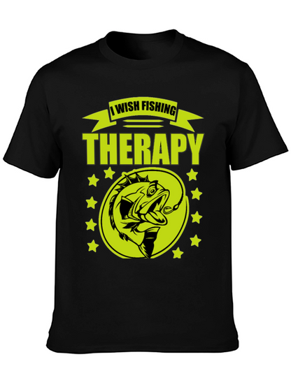 Fishing Therapy Graphic T-Shirt